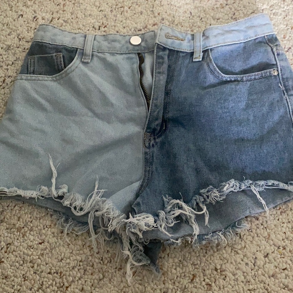 Colourblock Jean Shorts *NEW*